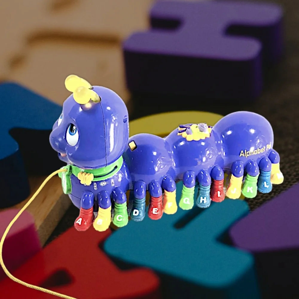 Leap Frog Alphabet Pal Caterpillar Purple Interactive Educational Music T…